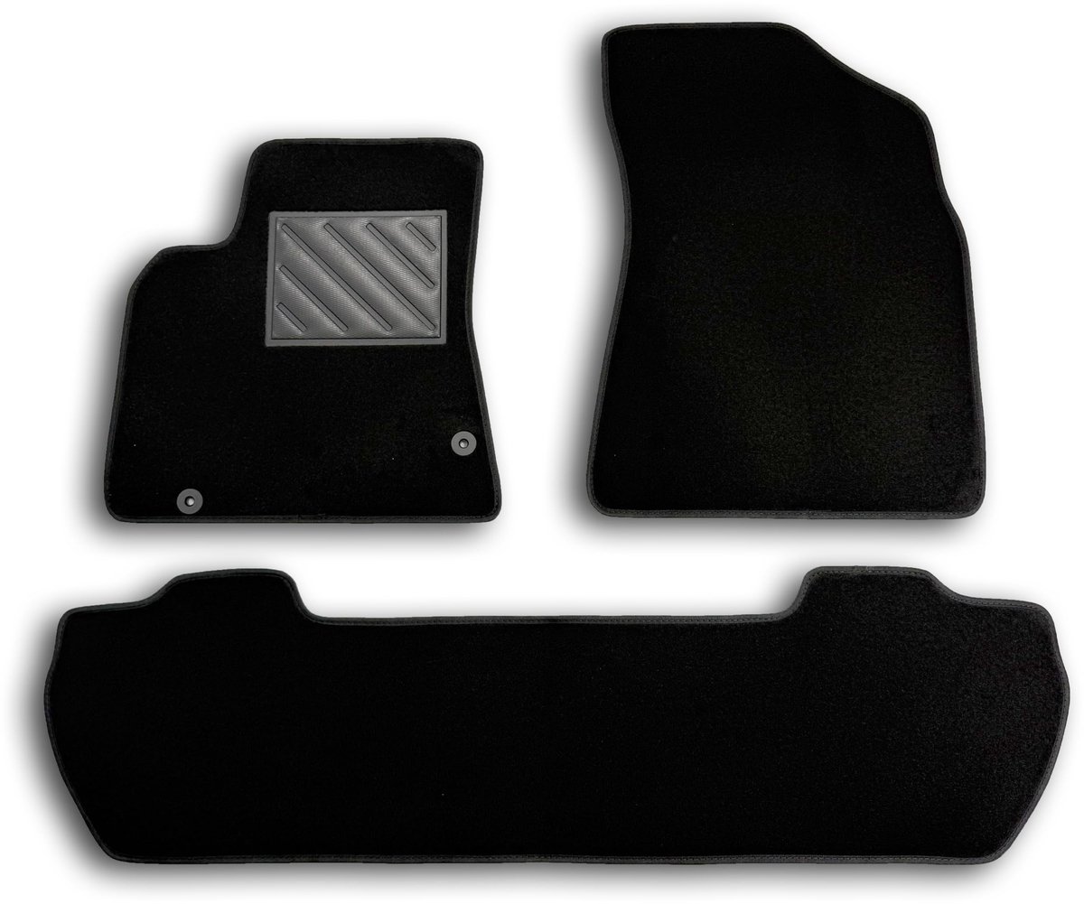 Elzusha - Auto Vloermatten - Voor Peugeot Partner 2008-2018 - Rubber - Antislip