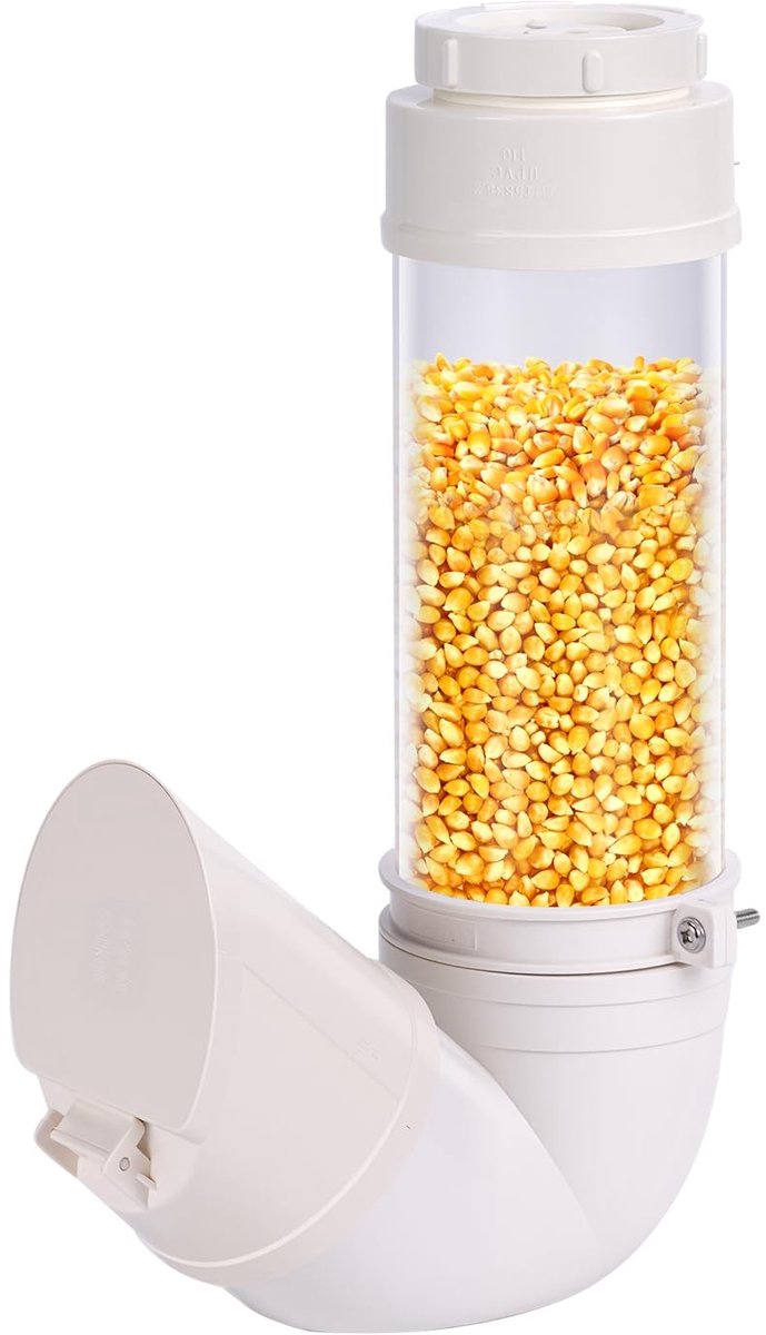 Elzusha - Automatische Kippenvoer Dispenser - Hangend en Regenbestendig