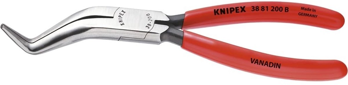 Elzusha - Lange Neus Tang Zonder Snijder - Ergonomisch Handgereedschap Zilver