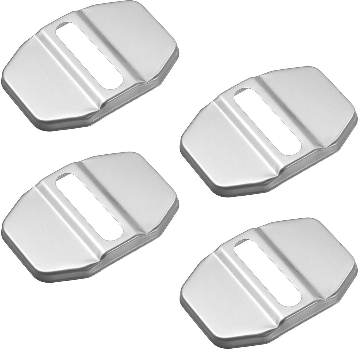 Elzusha - Deurslot Cover voor Mercedes-Benz - Silver 4 Stuks