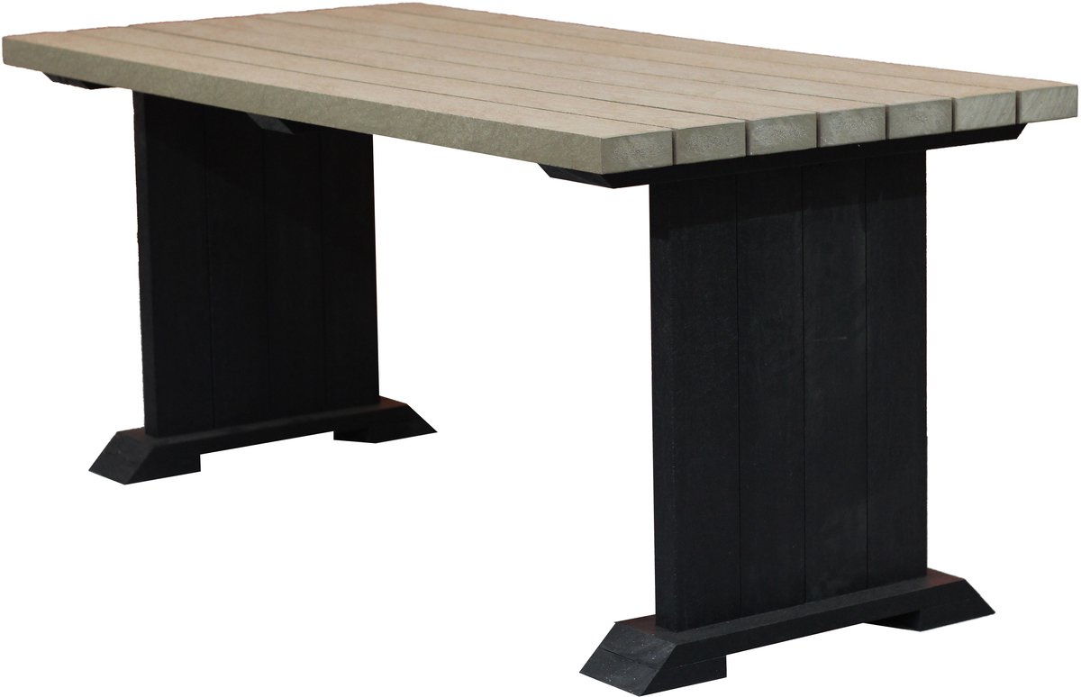 Stratford 220cm Rekupro Tuintafel - Beige - 6-8 Persoons - Recycled kunststof