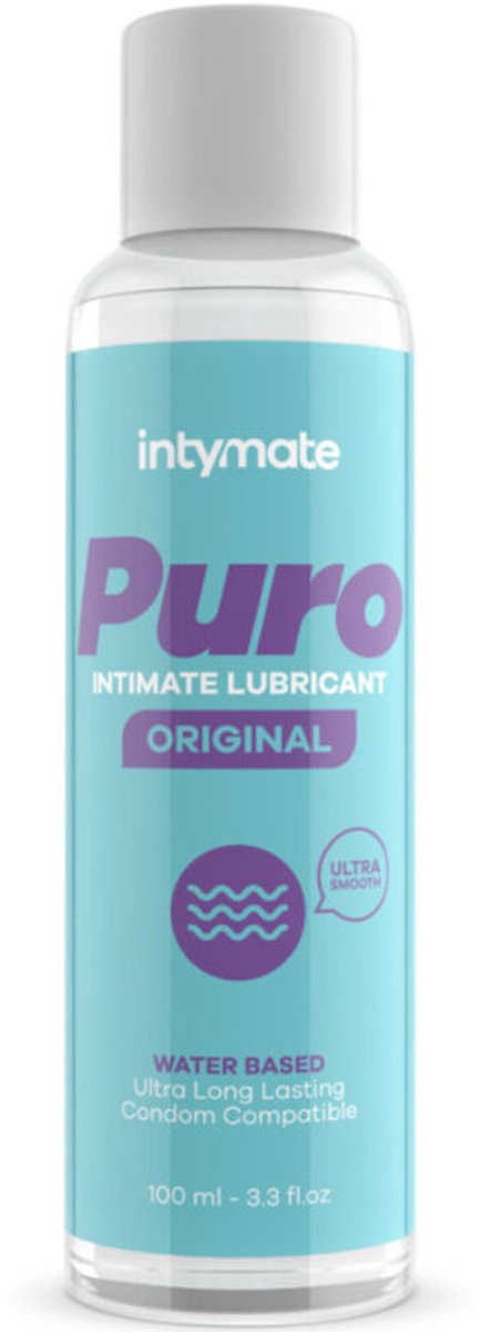 INTIMATELINE - INTYMATE PURE ORIGINAL WATERGEBASEERD GLIJMIDDEL 100 ML | GLIJMIDDEL