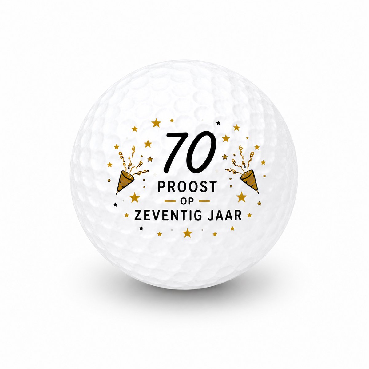 Golfballen 70 Jaar - Verjaardag Golf Cadeau - 15 stuks - Wilson - Golfbal met Opdruk