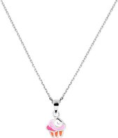 Yep! Ketting Cupcake 1,1 mm 36 + 4 cm - Zilver