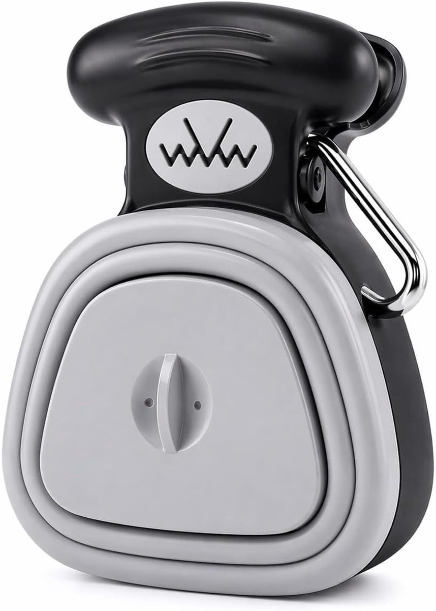 1 stuk - Opvouwbare poepschep voor huisdieren - Poepschep voor huisdieren - Poepdispenser voor huisdieren - Poepzakje voor huisdieren - 13,5*10,5 cm - Grijs