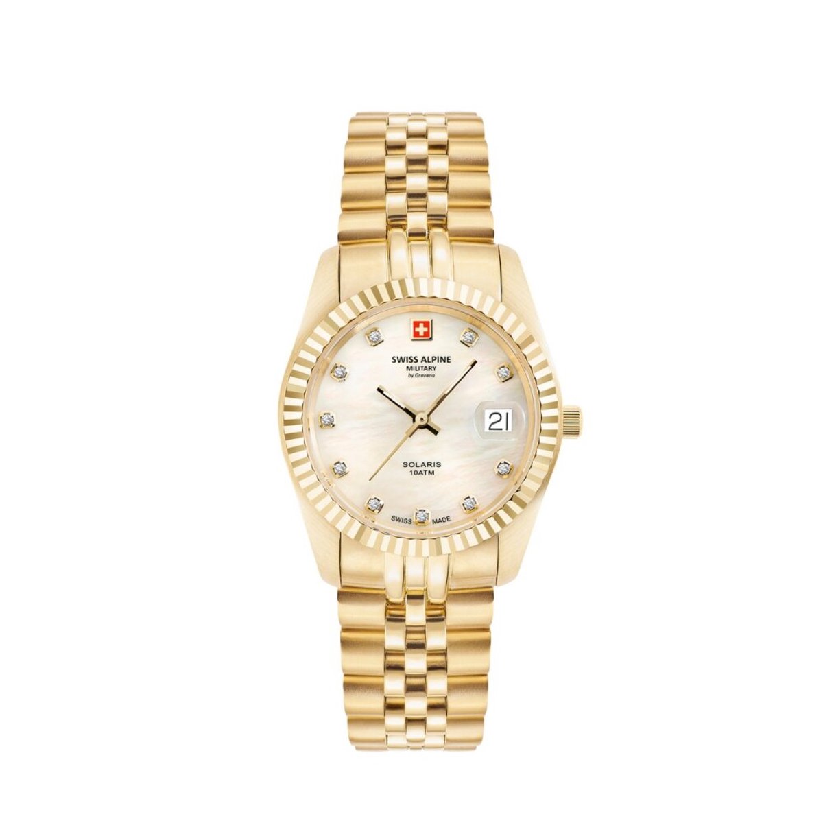 Swiss Alpine Military - 7716.1213 - Polshorloge - Dames - Kwarts - Solaris