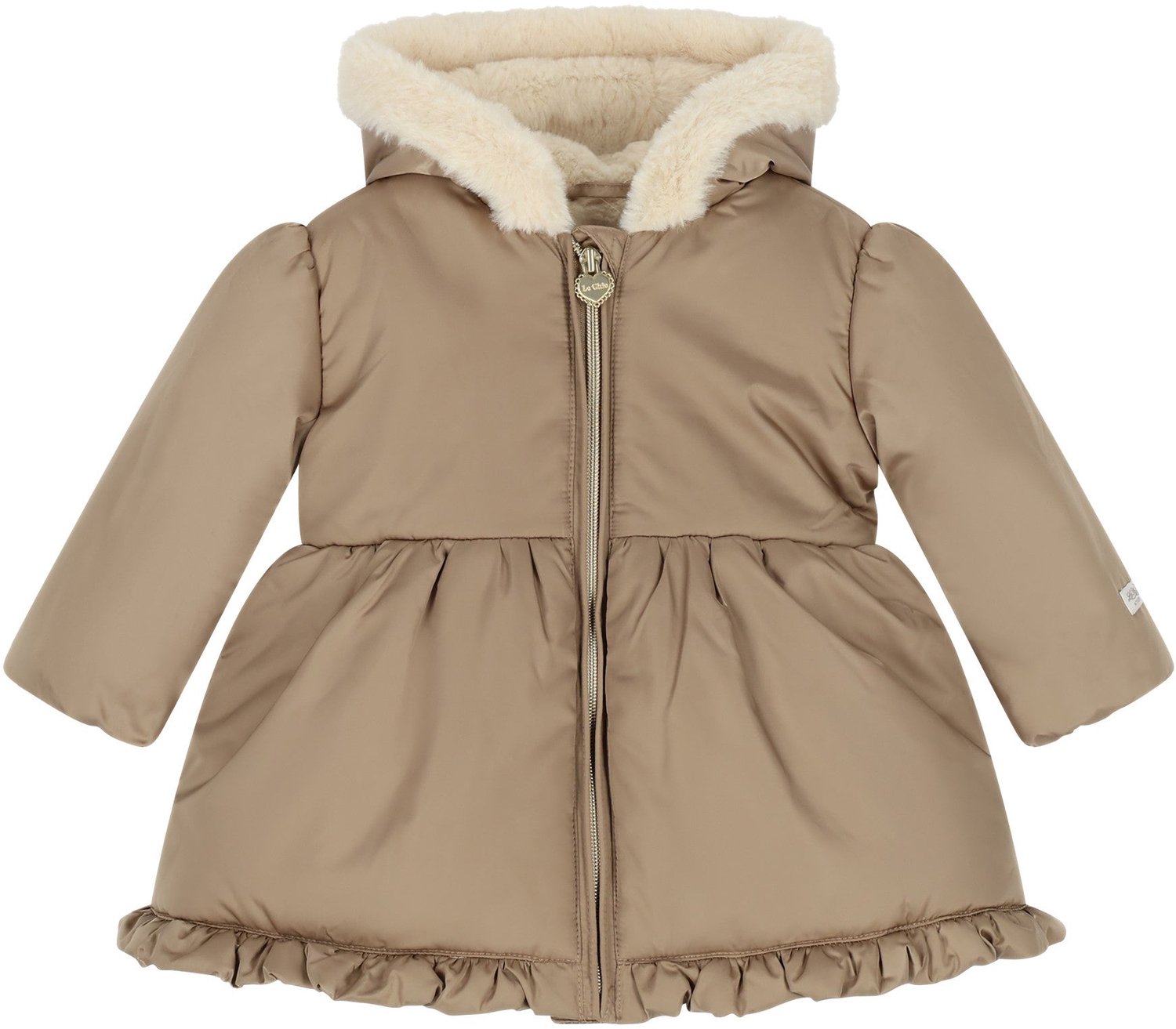 Le Chic - BELLY Le Chic winter coat - Dark Champagne - Maat 68