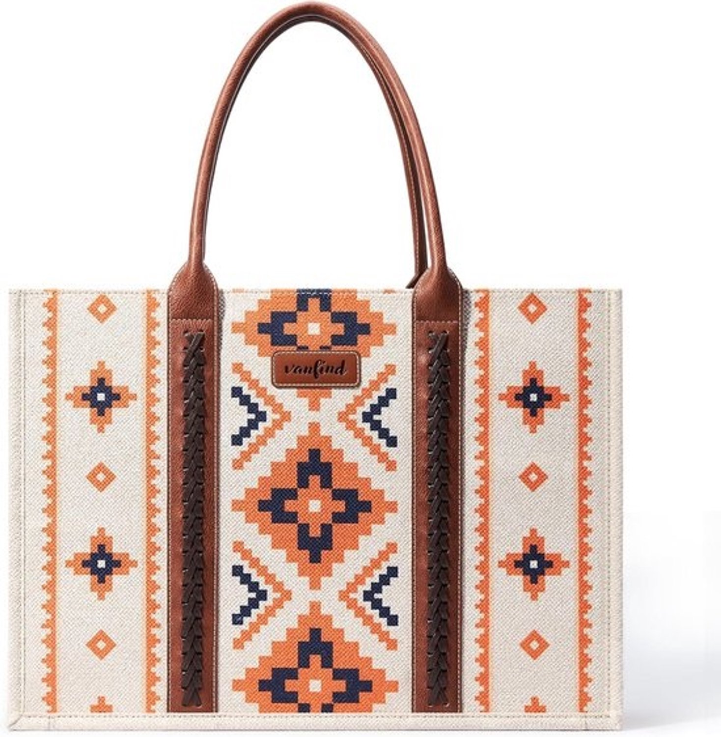 Grote chique draagtas voor vrouwen - Tote tas, crossbodytas en handtas met rits voor werk en vrije tijd