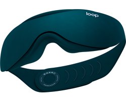 Loop Eclipse™-slaapmasker – Premium lichtblokkerend oogmasker voor slapen, reizen, dutjes en zijslapers | Diepere duisternis voor meer rust | Sluit aan op het gezicht met ruimte voor je wimpers | Blauwgroen