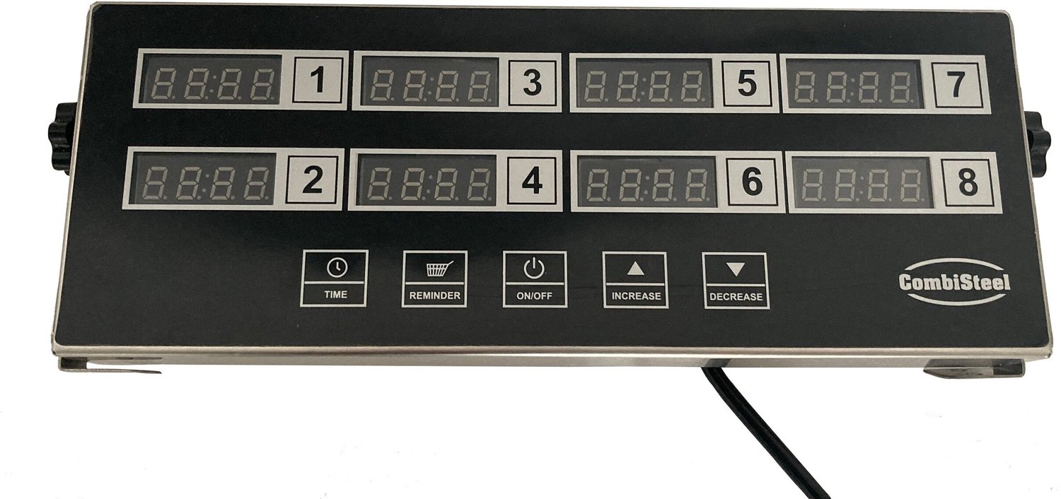 DIGITALE KEUKENTIMER 8 KANALEN DKT-8 - Combisteel 7517.0015