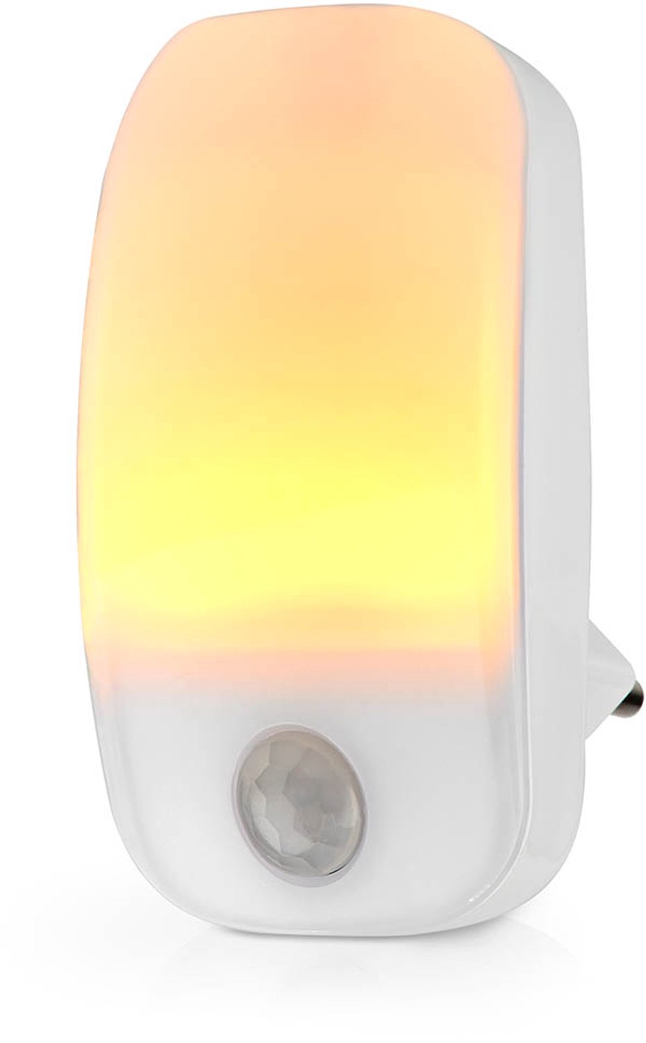 Alecto ANV19 - LED-nachtlampje met bewegingssensor en dag-/nachtsensor - Warmwit licht - Wit