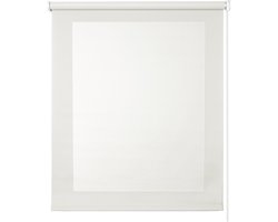 Storesdeco - Screen rolgordijn, doorschijnend, thermische isolatie, Wit 60x180 cm
