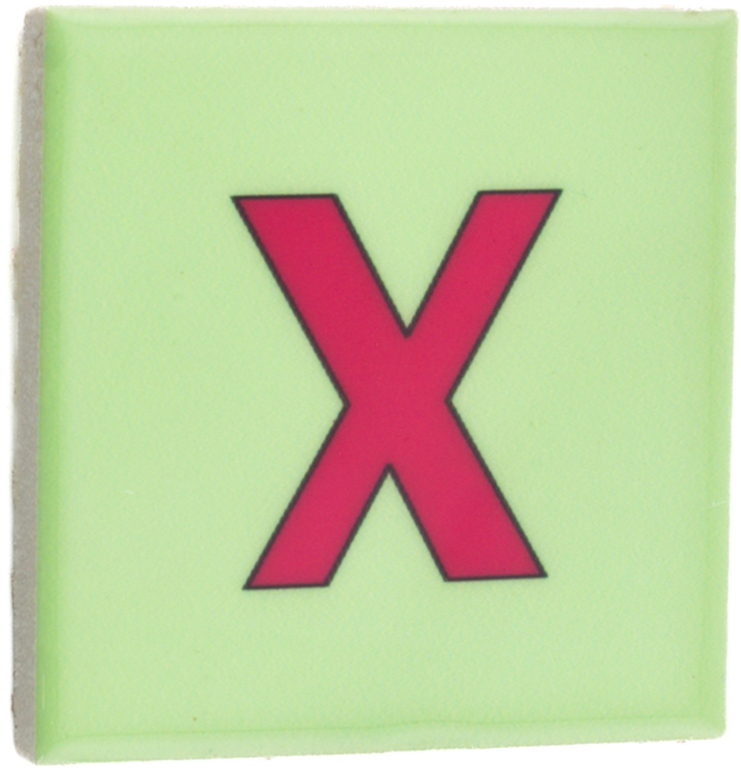 Alfabet tegeltje letter X
