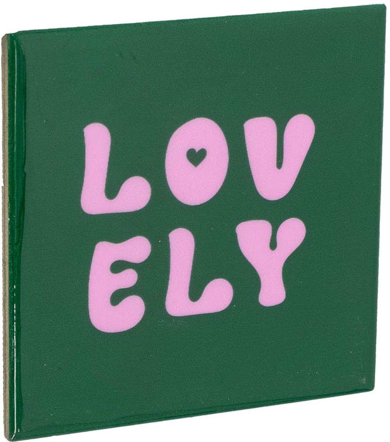 homebound by ky Tegeltje Lovely groen