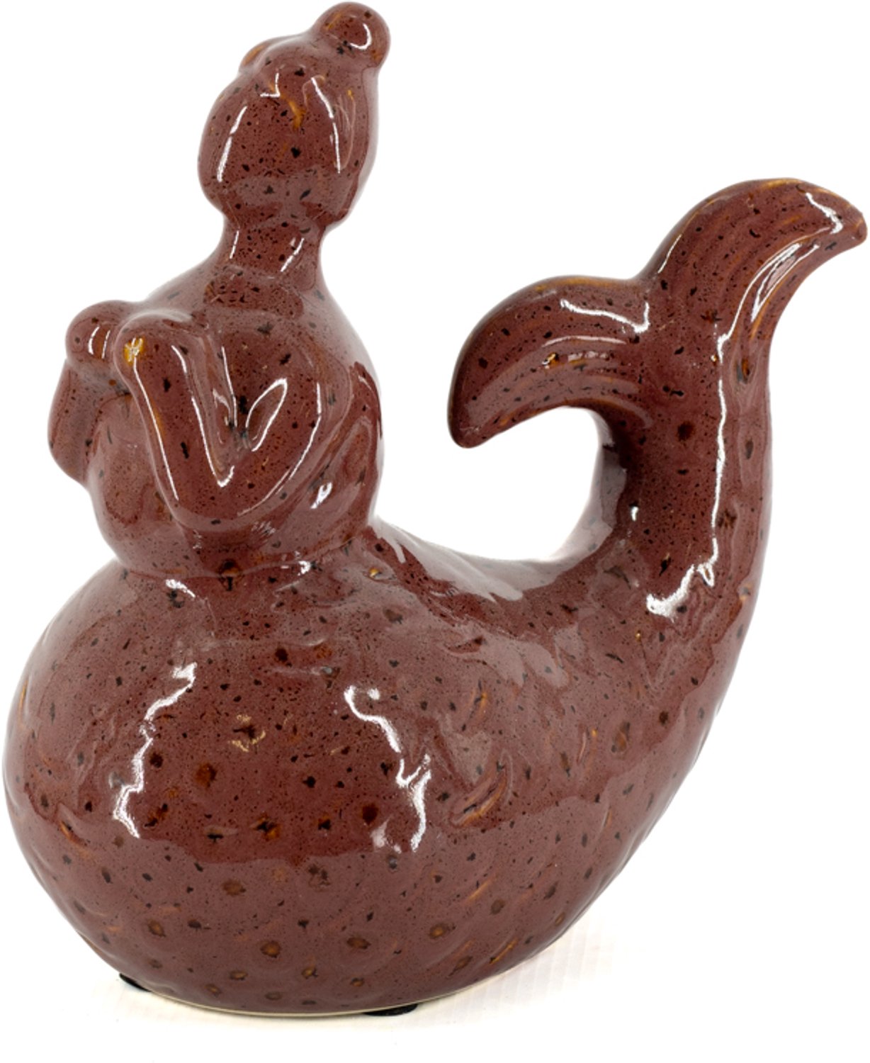 Aardewerk ornament mermaid Mira murkey