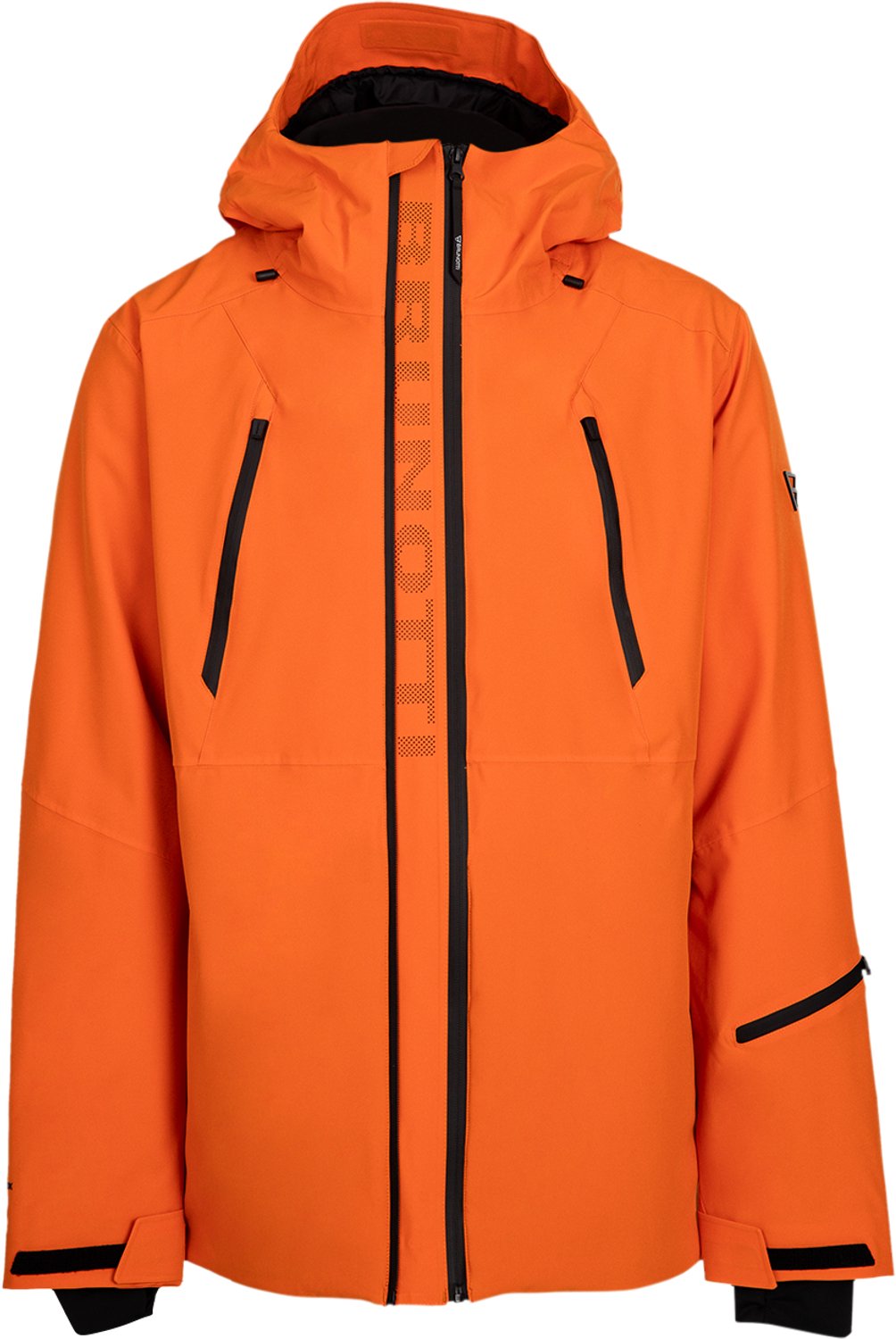 Brunotti Norrow Skijas Heren Pumpkin Ski Jas Wintersport 20K Ademend en Waterdicht Recco Oranje