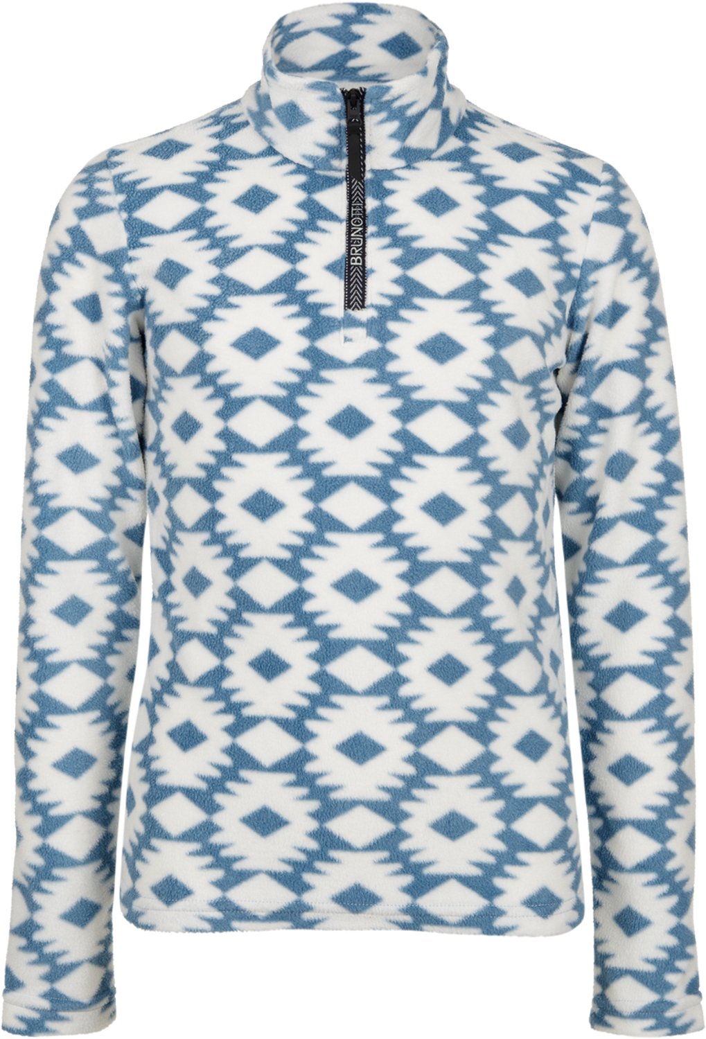 Brunotti Mismy-Print Snow Fleece Meisjes Pale Fleece Vest Wintersport Kleding Basic Fleece 152 Blauw