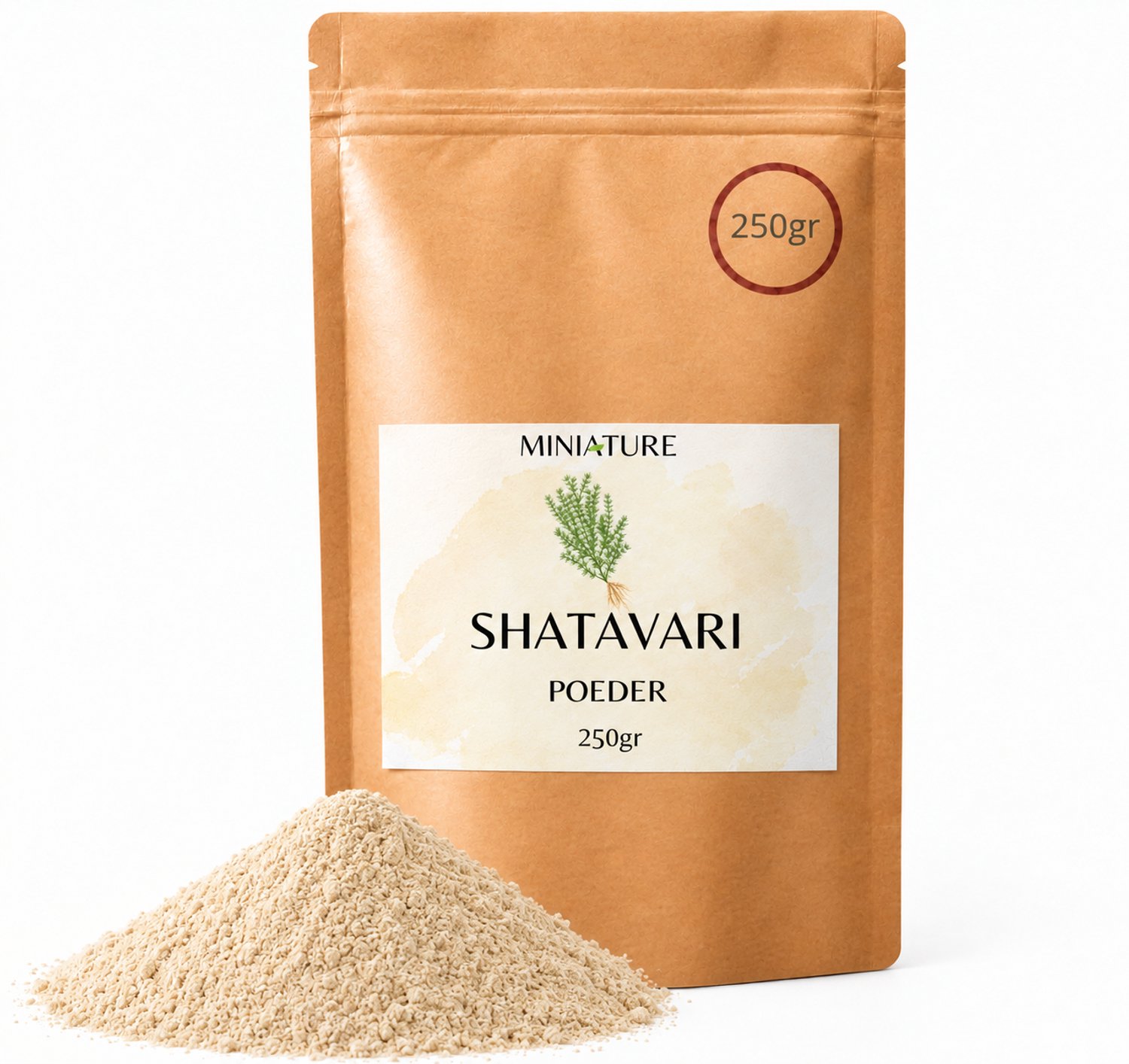 Shatavari Poeder 250 gram - Shatamuli - Foodgrade