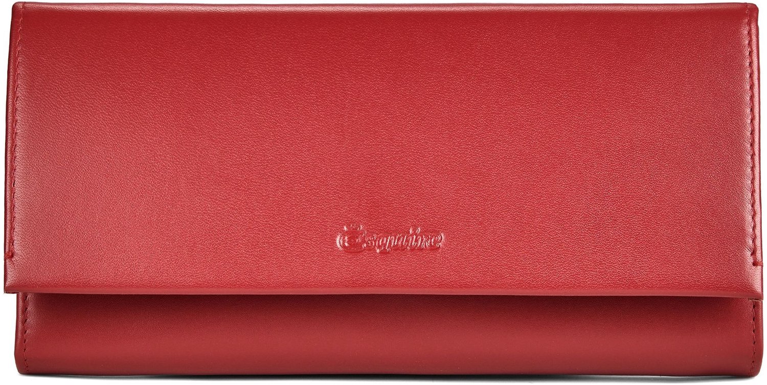 Esquire Silk Portemonnee Leder 19 cm - Dames - Horizontaal - rot