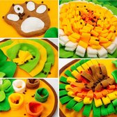 Snuffelmat Hond - Toverbos - Honden speelgoed - Puppy speelgoed - Speelmat - Snackmat - 80 x 60 cm