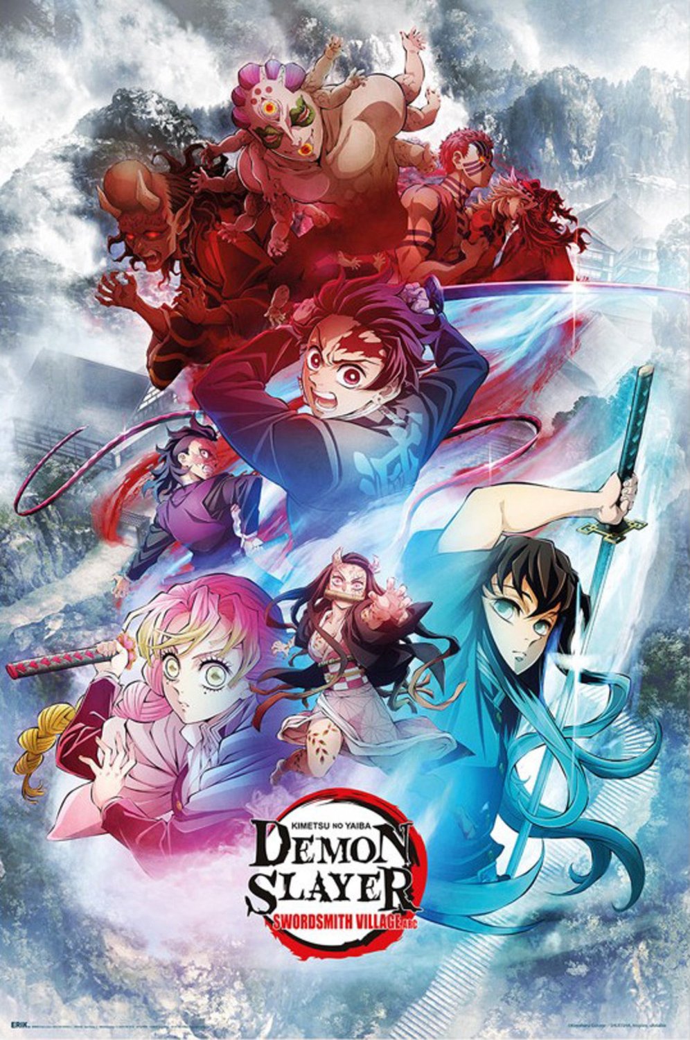 Grupo Erik Poster Demon Slayer - Swordsmith Village 1 61x91,5cm Divers