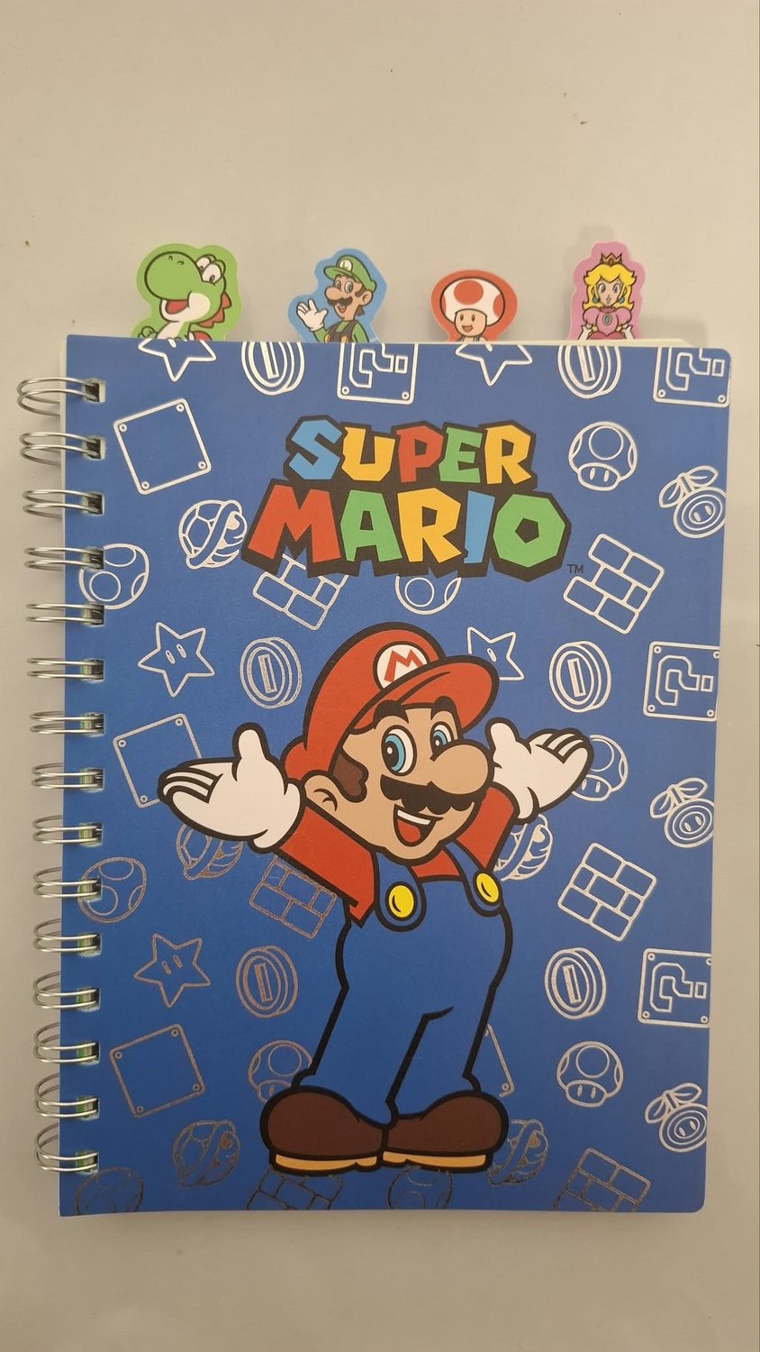 Super Mario lijntjes schrift