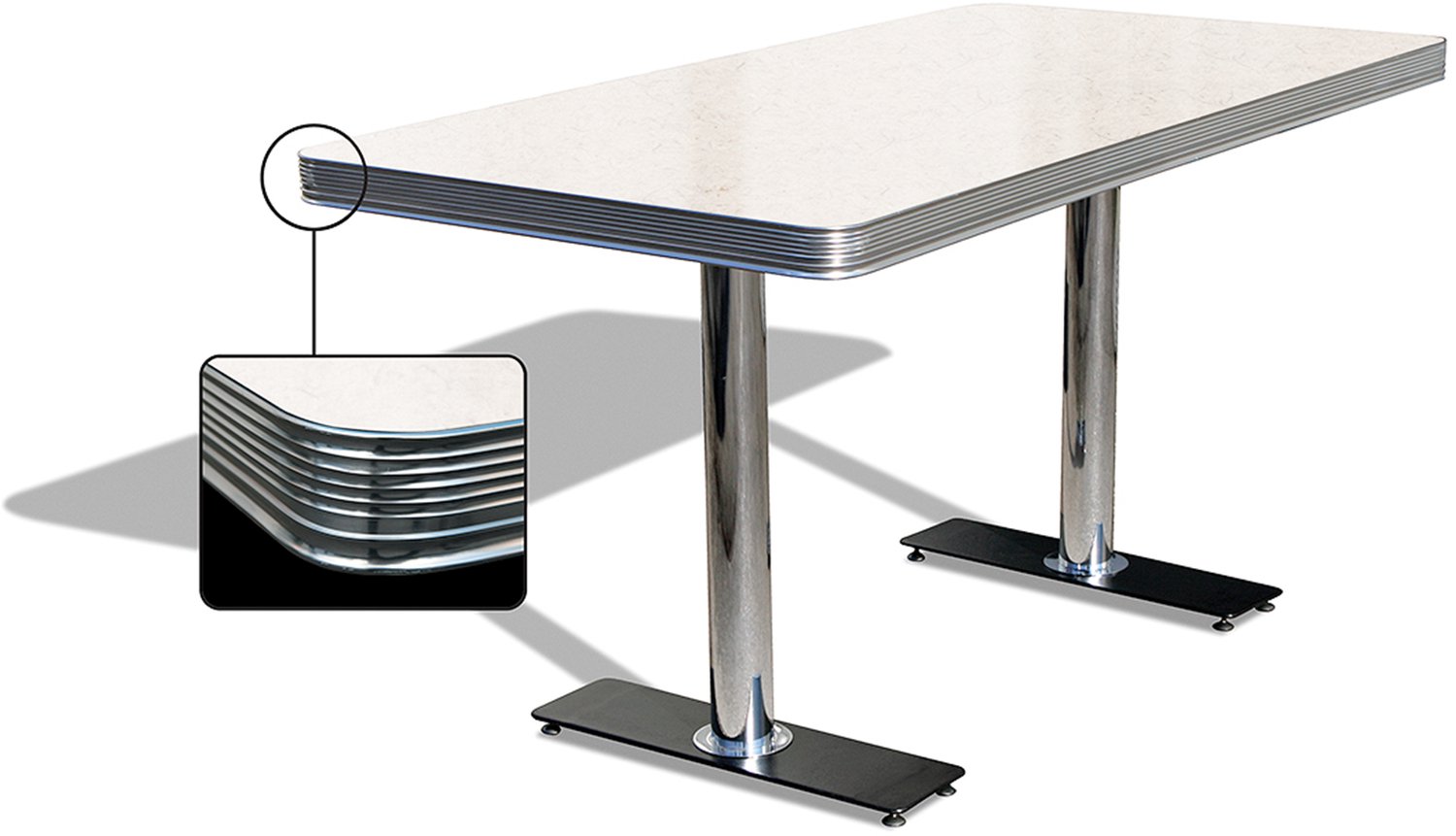Bel Air Retro Eettafel TO-25W Multifleck