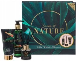 Sense Of Nature Beautypakket - Geschenkset - Badschuim / Bodylotion / Geurstokjes - 3 Delig - Cadeau - Valentine - Valentijnsdag - valentijn cadeautje - tip - Giftbox - Verjaardag - Moederdag