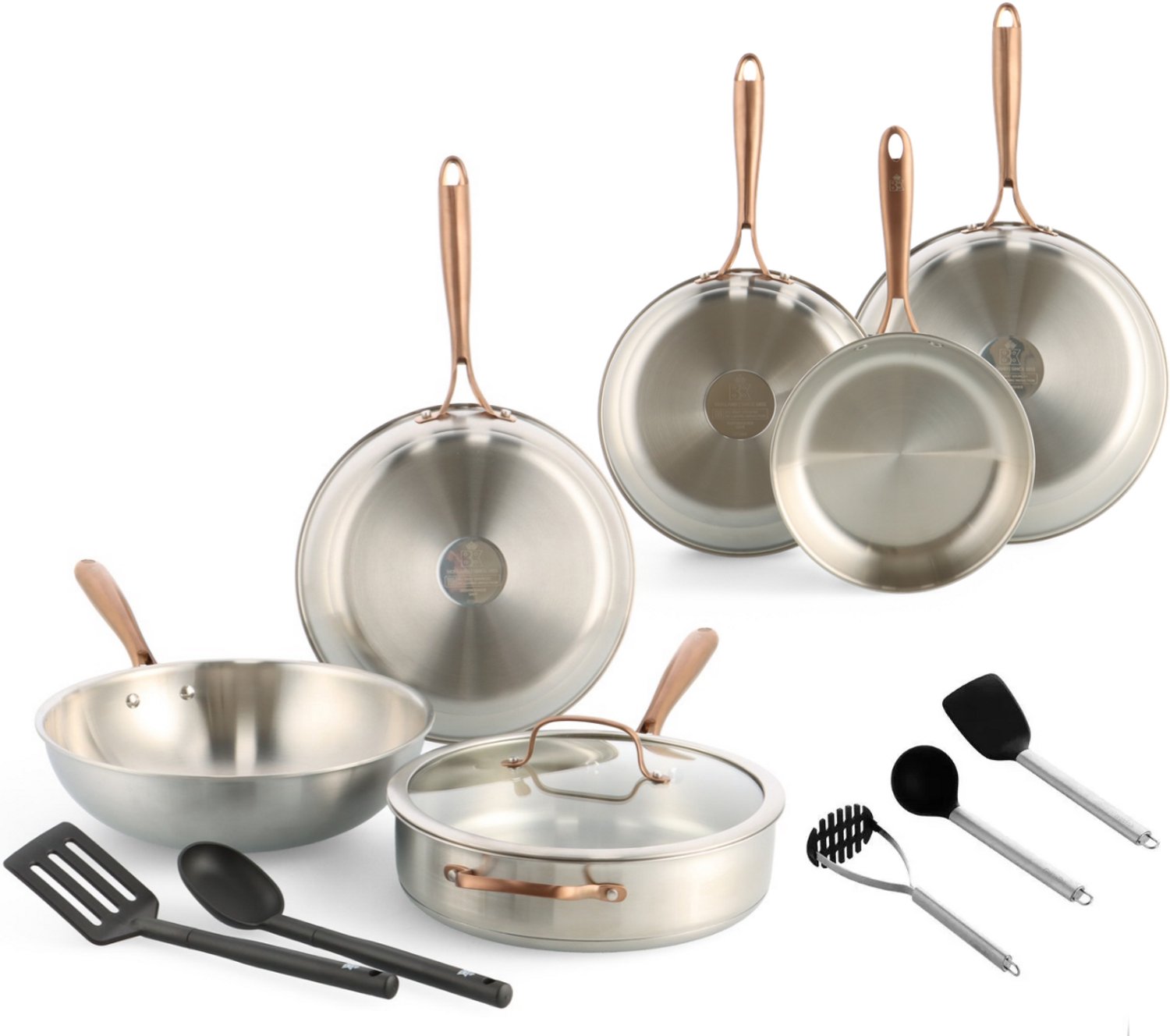 BK Rose 8pcs (3pcs + 5pcs) + Spatel