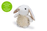 Beeztees Honden Knuffel Konijn Jenno - Honden speelgoed - Zonder piep - 100% gerecycled - Beige - 24x14x12 cm