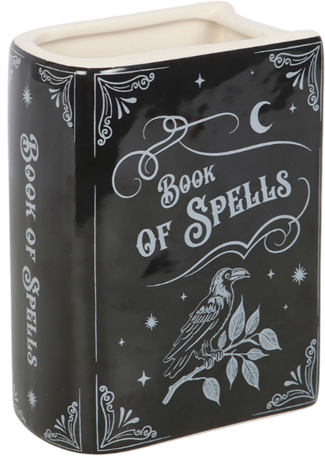 Mystieke Boekenvaas - Decoratieve Spreukenboek Vaas voor Boekenliefhebbers & Heksen - Book of spells