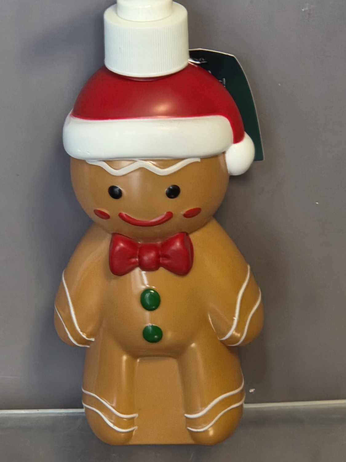 handzeep gingerbread man - met doseerpompje - leuk kado - kerst - 320 ml - grappig geschenk