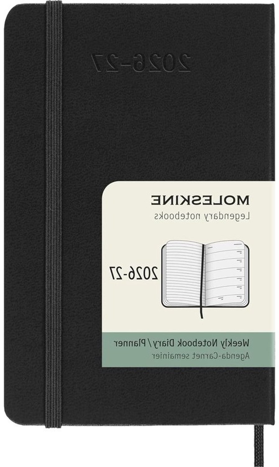 Weekkalender 18 maanden - Agenda en notitieboek - Plannen en notities maken - Week op twee pagina’s - 9 x 14 cm