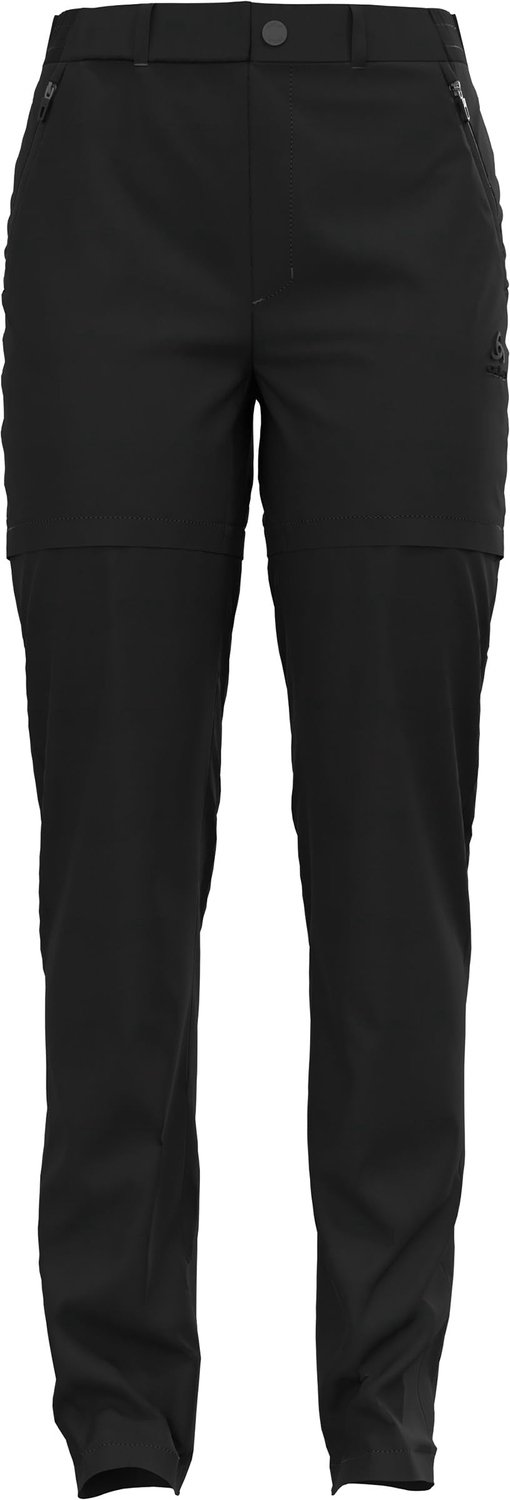 ODLO PANTS ZIP-OFF REGULAR LENGTH ASCENT LIGHT Femme 34 Zwart
