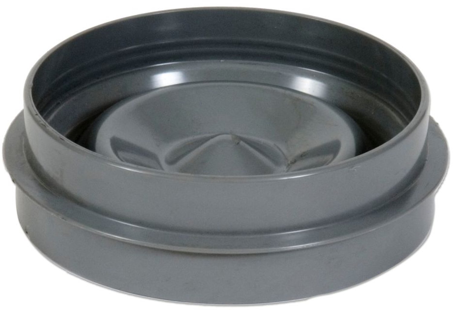 pvc combikap 110 fitting stop over de buis + in de mof