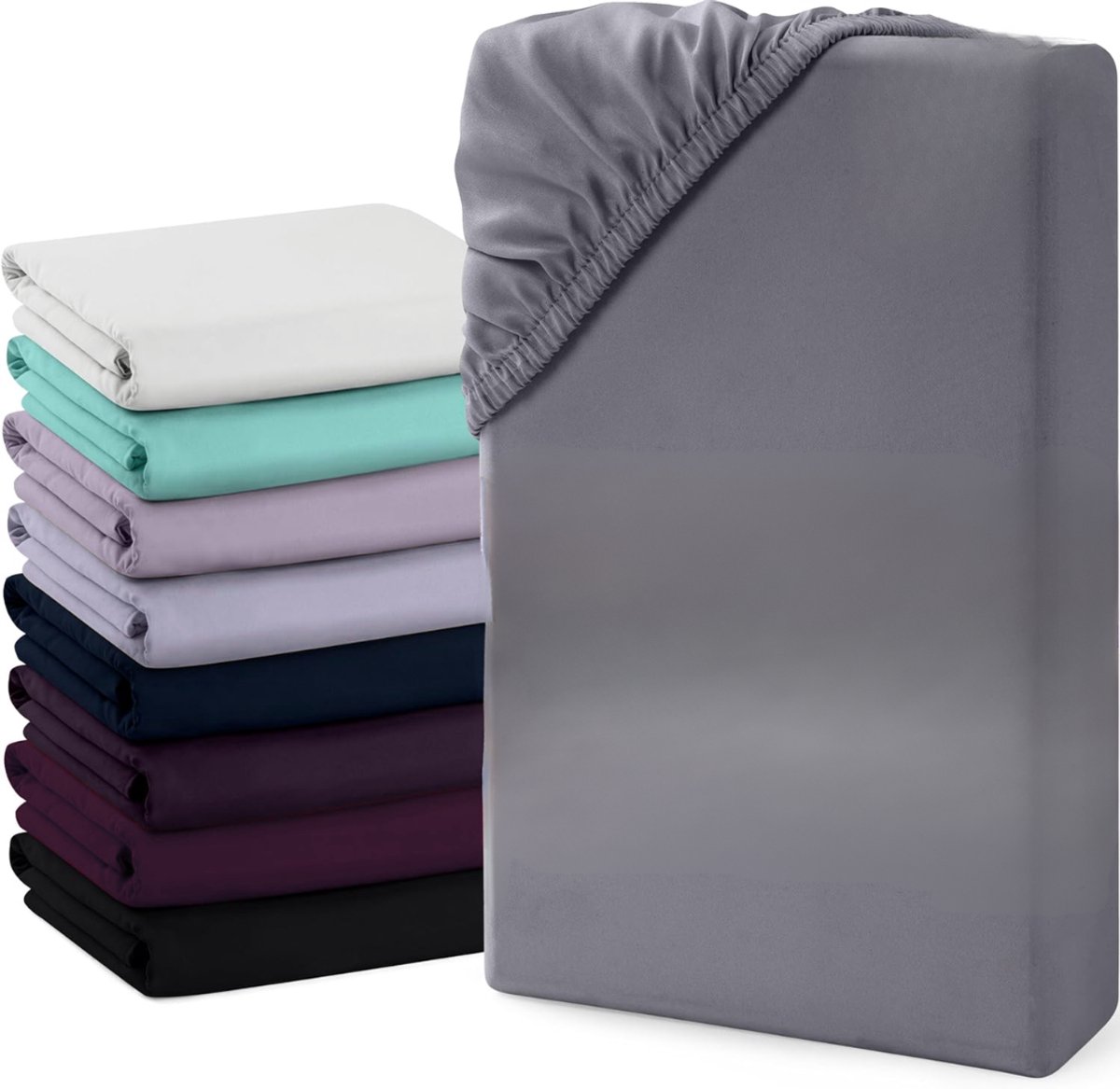 DailySupplies® Matrasovertrek 160x200 - Dekbedovertrek - Hoeslaken - Matrasbeschermer - Extra Zacht - Microvezelstof