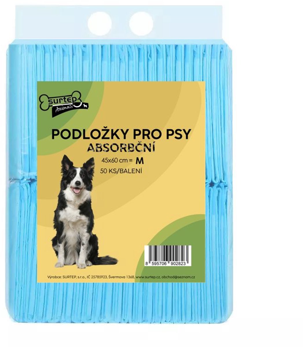 Surtep Animals absorberende puppy pads M, 50 stuks, 45 x 60 cm
