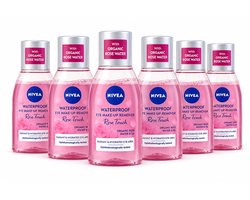 NIVEA - Rose Touch - Waterproof Eye Make-up Remover 6x100ml