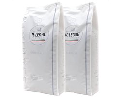 Il Leone Espresso - Nero Forte Koffiebonen - Compatibel met Koffiezetapparaten en Espressomachines - Donkere Branding Arabica Bonen - 2 KG