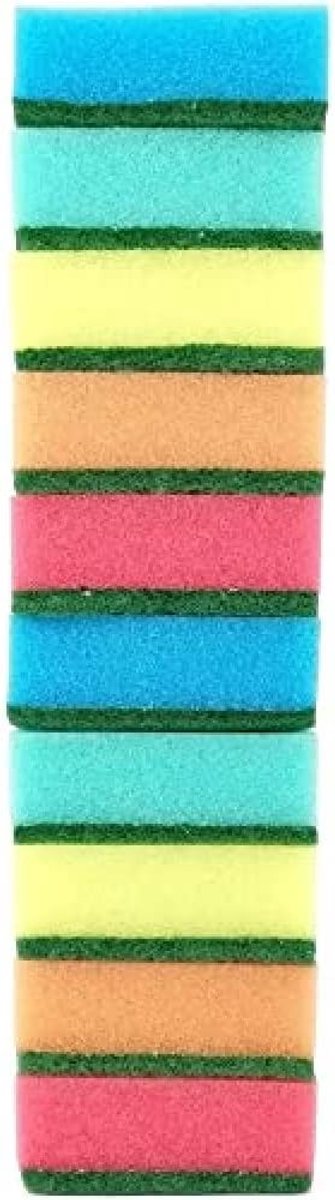 Sponzen - Set van 10 - Meerkleurig