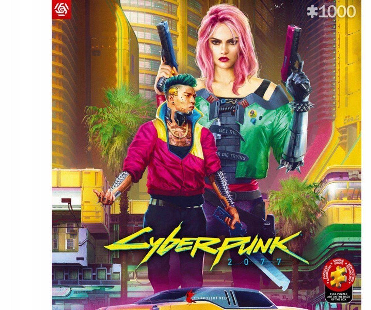 Good Loot Puzzle Cyberpunk 2077 Kitsch-stijl - 1000 stukjes