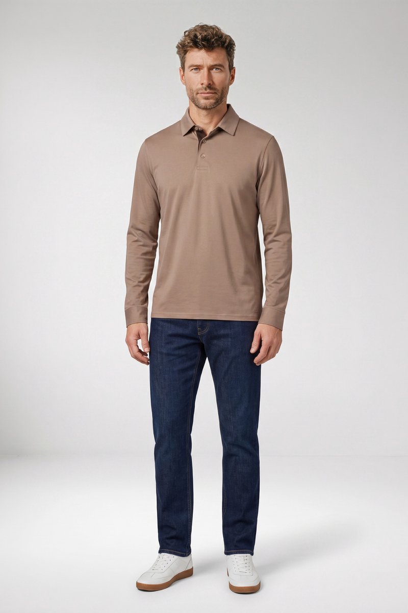 Giordano – Luke - Heren – Poloshirt – Liquid Cotton – Polo - Beige – 623878-81
