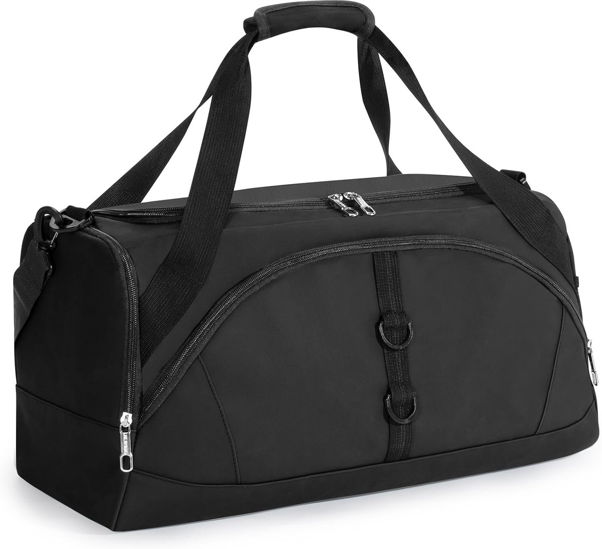 Reistas - Sporttas - Handbagage voor in het vliegtuig - 52*26*22 cm - Met schoenenvak - 40 liter - Stevig en duurzaam - Compact en draagbaar - Geschikt voor dagelijks gebruik, sport en fitness - Zwart