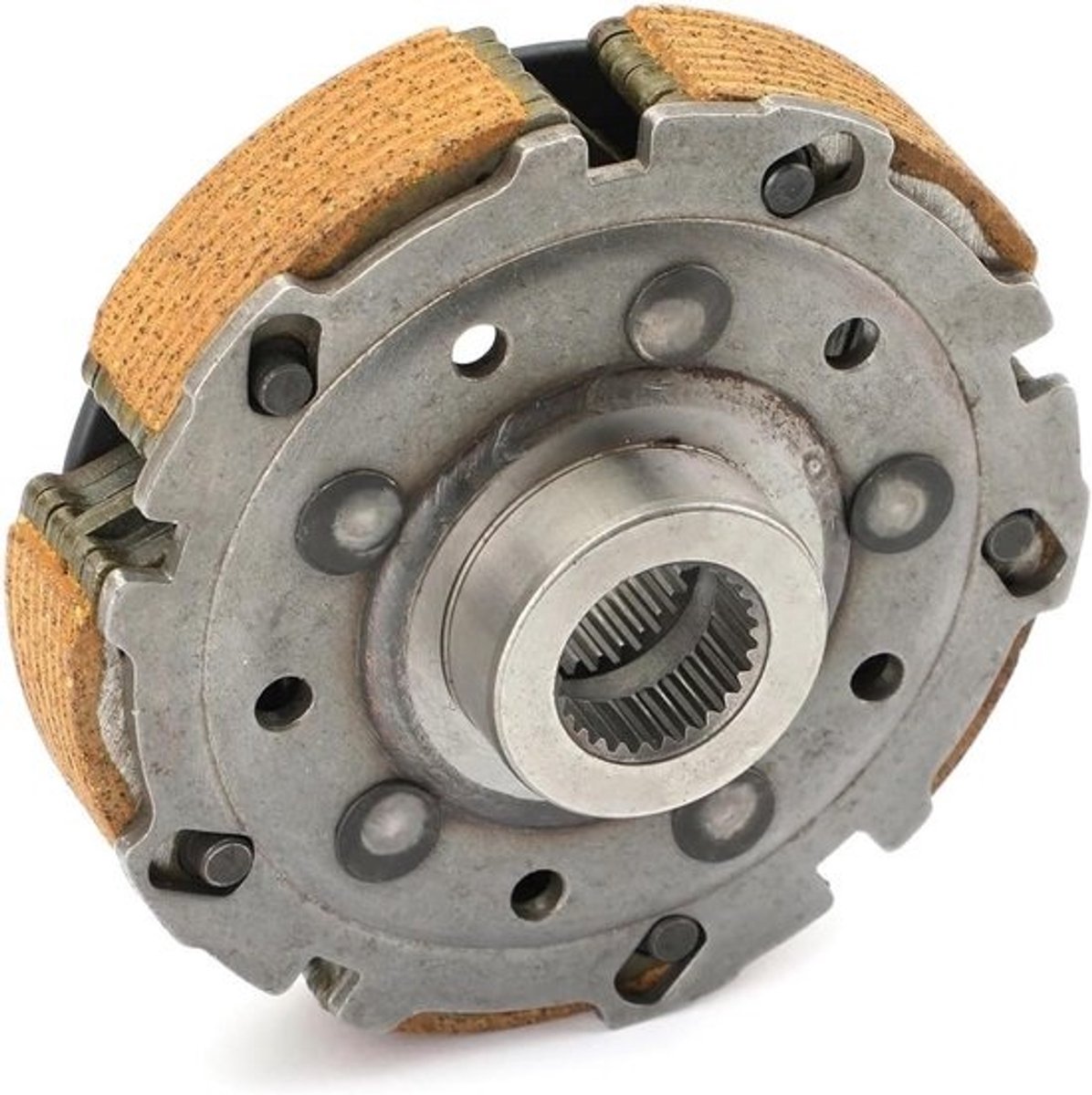 Koppelingsdrager Set - Natte koppeling Schoenen - Voertuigonderhoud - Compleet met veer - 500cc 700cc - Zilverkleurig