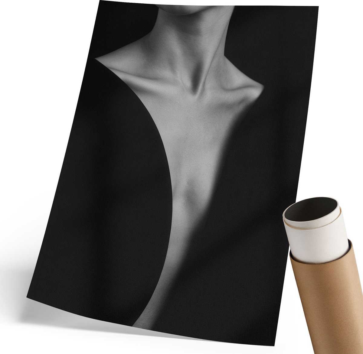 Coloray Polycanvas Poster - Turkooizen Golven, Fotografie - 420 x 594 mm - Turkoois Wandposter - Rechthoek - Kunstposter - Woonkamer, Slaapkamer, Kantoor - Modern