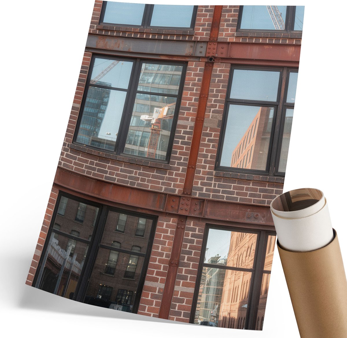 Coloray Polycanvas Wandposter - Gamersymbolen, Blauw - 420 x 594 mm - Blauw Poster - Rechthoek - Muurdecoratie - Kantoor - Klassiek