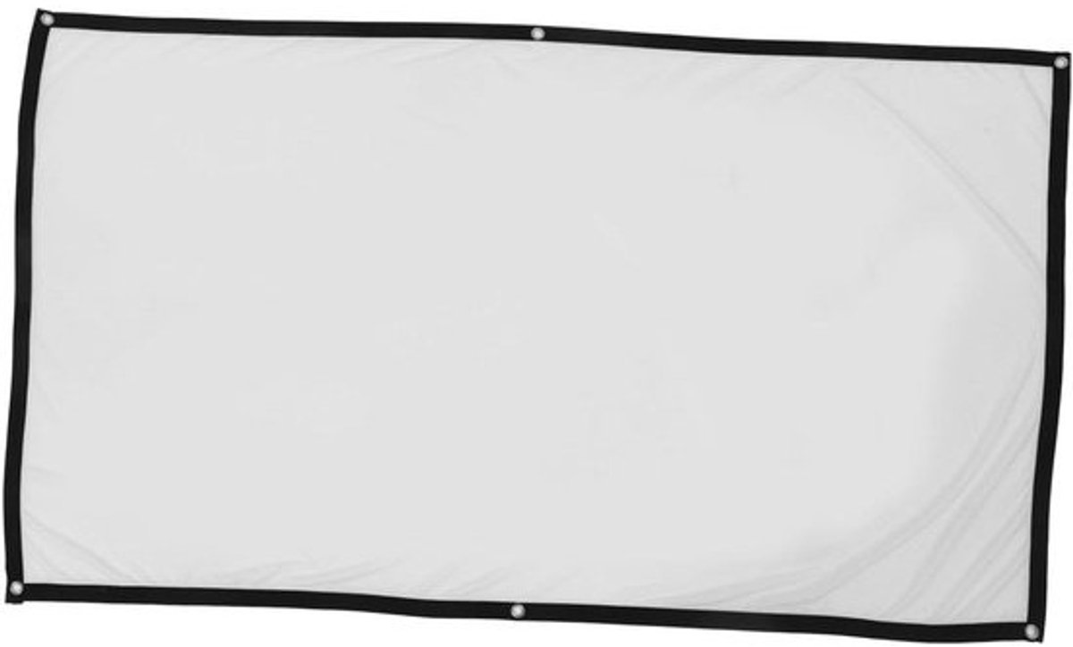 Projectiescherm - Filmscherm - Thuisbioscoop Creëren - 170 Graden Kijkhoek - 159 x 90 cm - Wit