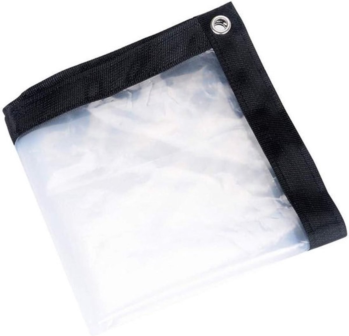 Waterdicht Dekzeil - Tarp Zeil - Bescherming Buiten - Opvouwbaar Duurzaam Materiaal - 2x2 Meter - Transparant