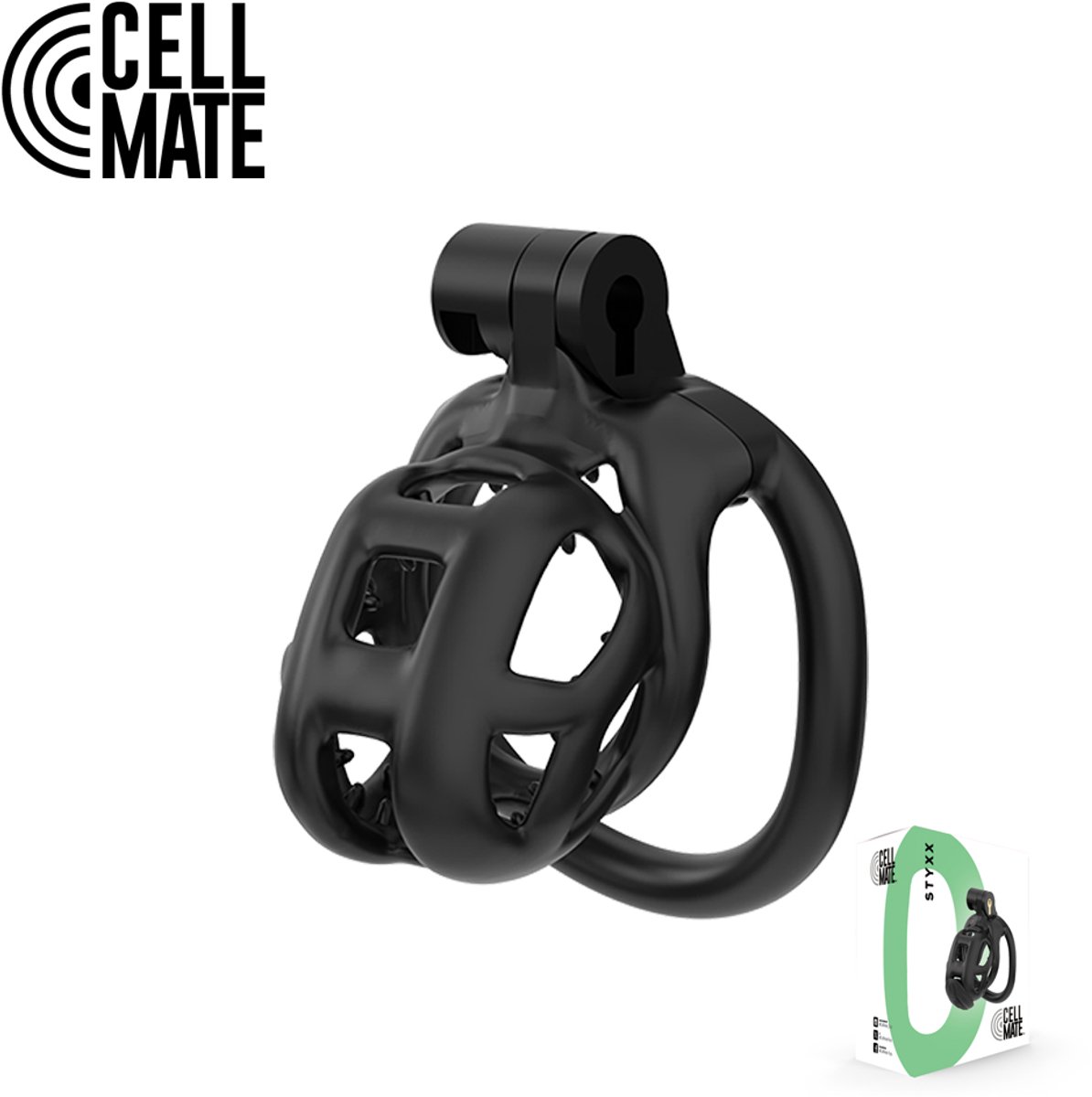Cellmate - Styxx Chastity Cage - Discreet design - Maat 0