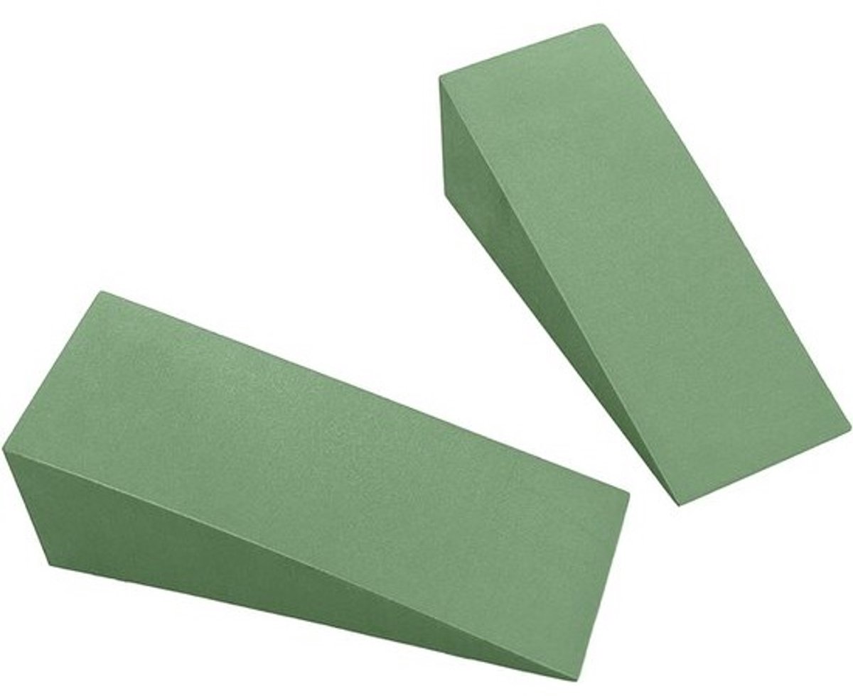 Schuimwig Set - Oefenblokken - Spierversterking - Milieuvriendelijk Materiaal - 15 x 6 x 5 cm - Groen